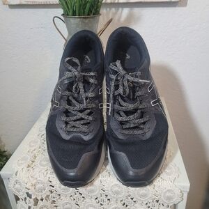 ASICS Gel Scram 6 Graphic Grey Black Men's Running Shoes Size 10.5 Ampli Foam